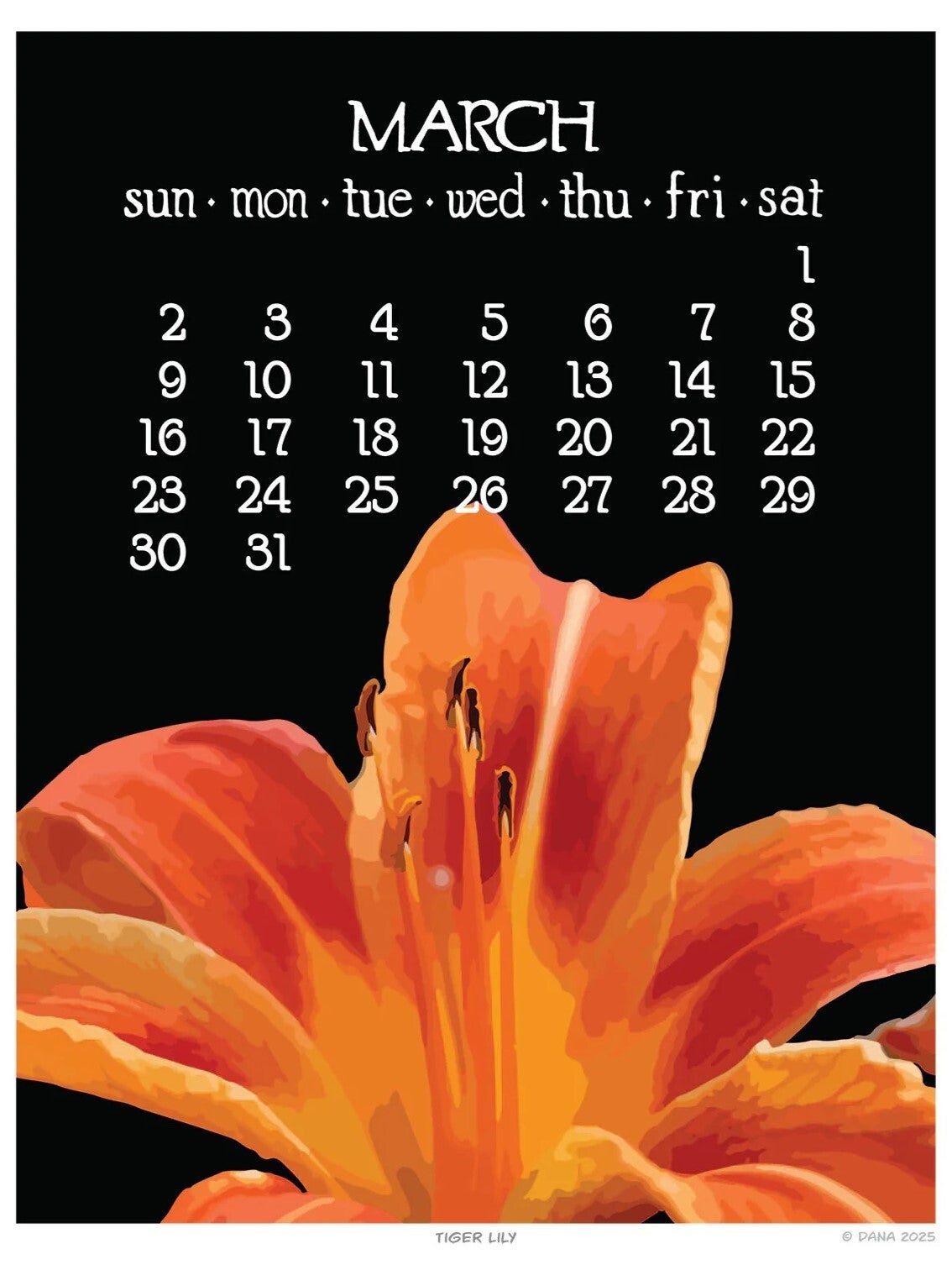 Abacus 2025 Wall Calendar | Valerie's Gallery abacus-2025-wall-calendar-valerie-s-gallery