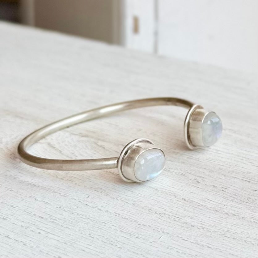 Moonstone Cuff Bracelet