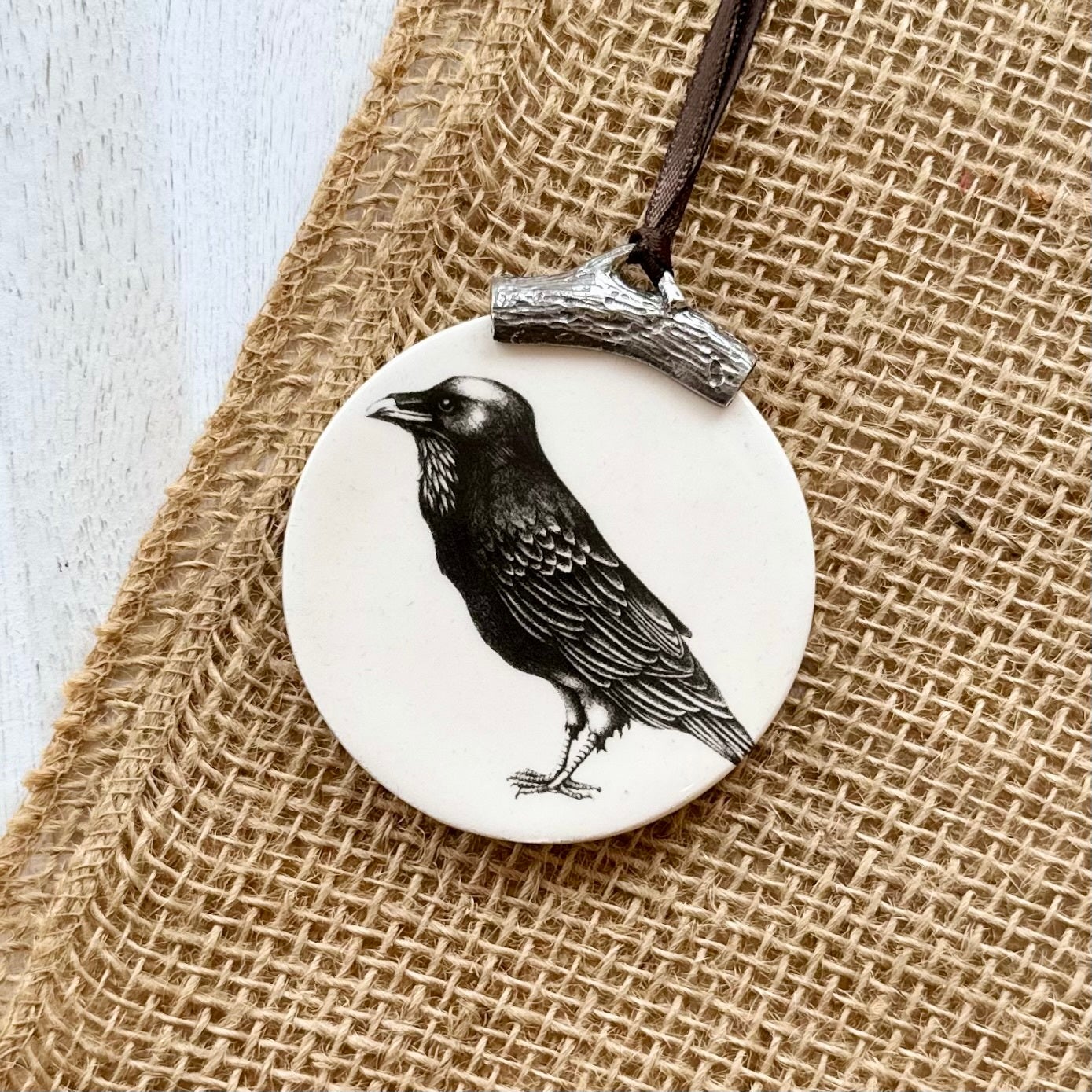 Laura Zindel Ornament Raven Valerie's Gallery